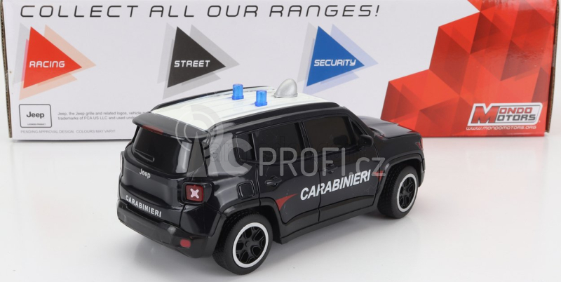 Mondomotors Jeep Renegade Carabinieri 2017 1:24 Blue