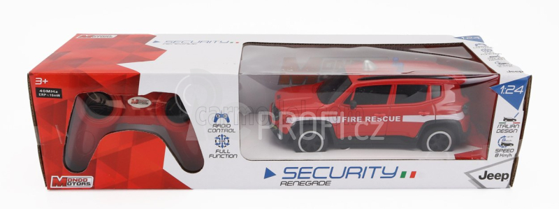 Mondomotors Jeep Renegade Fire Engine 2017 1:24 Červená Bílá