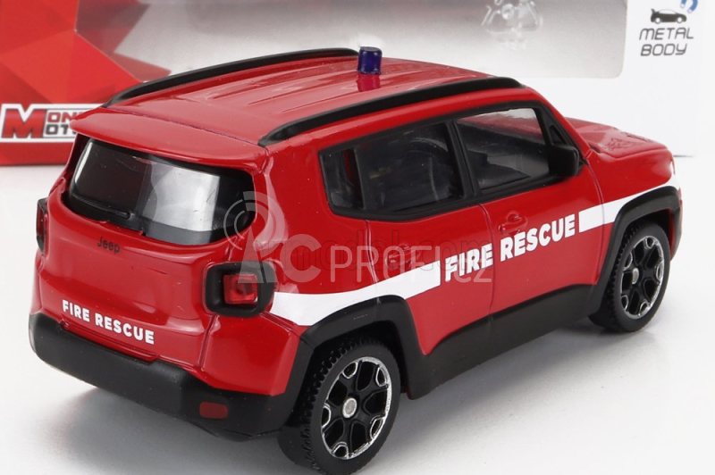 Mondomotors Jeep Renegade Fire Engine 2017 1:43 Červená Bílá