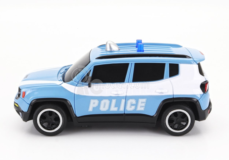 Mondomotors Jeep Renegade Police 2017 1:24 Světle Modrá Bílá
