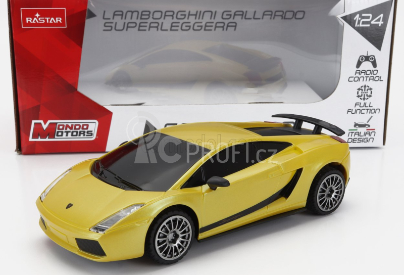 Mondomotors Lamborghini Gallardo Superleggera 2007 1:24 Žlutá