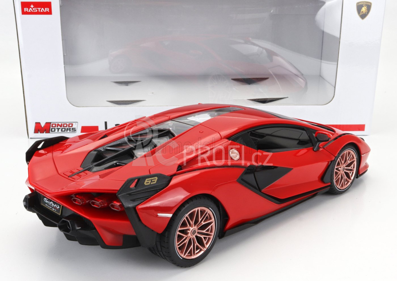 Mondomotors Lamborghini Sian Fkp 37 Hybrid 2020 1:14 Červená Černá