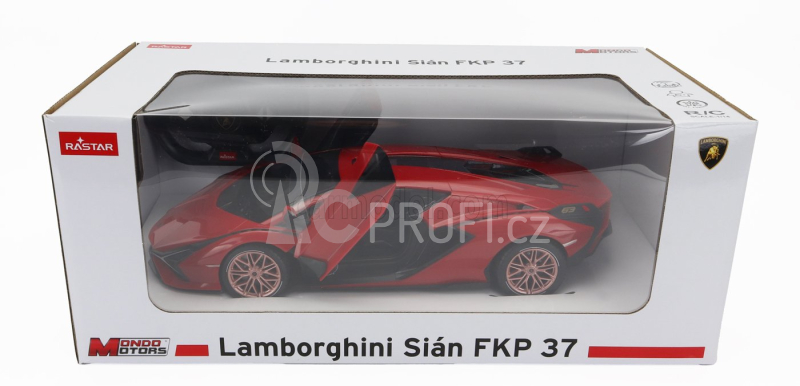 Mondomotors Lamborghini Sian Fkp 37 Hybrid 2020 1:14 Červená Černá