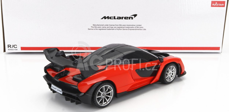 Mondomotors Mclaren Senna 2018 1:24 Oranžová Černá