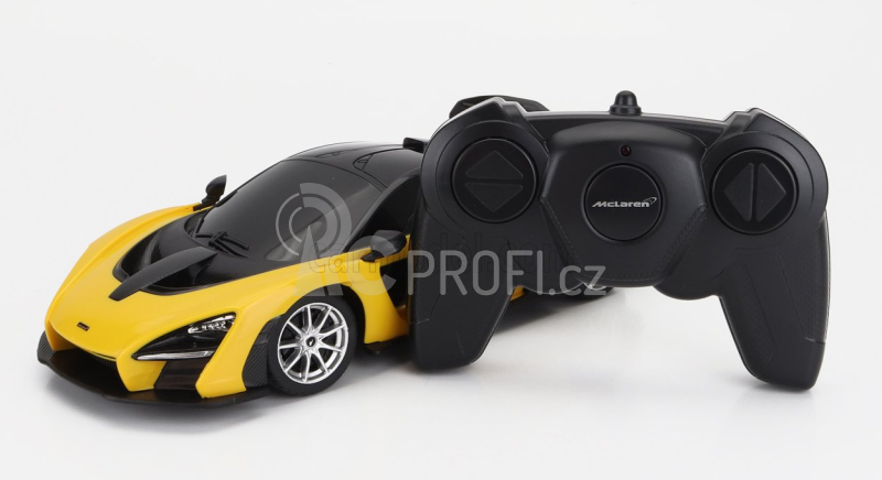 Mondomotors Mclaren Senna 2018 1:24 Žlutá Černá