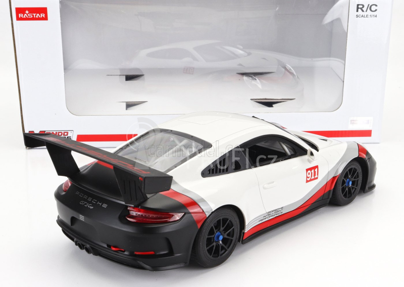 Mondomotors Porsche 911 991 Gt3 Cup N 911 Coupe 2019 1:14 Bílá Červená Šedá