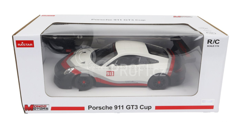 Mondomotors Porsche 911 991 Gt3 Cup N 911 Coupe 2019 1:14 Bílá Červená Šedá
