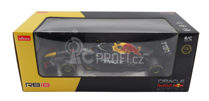 Mondomotors Red bull F1  Rb18 Team Oracle Red Bull Racing N 1 World Champion Season 2022 Max Verstappen 1:18 Matná Modrá Žlutá Červená