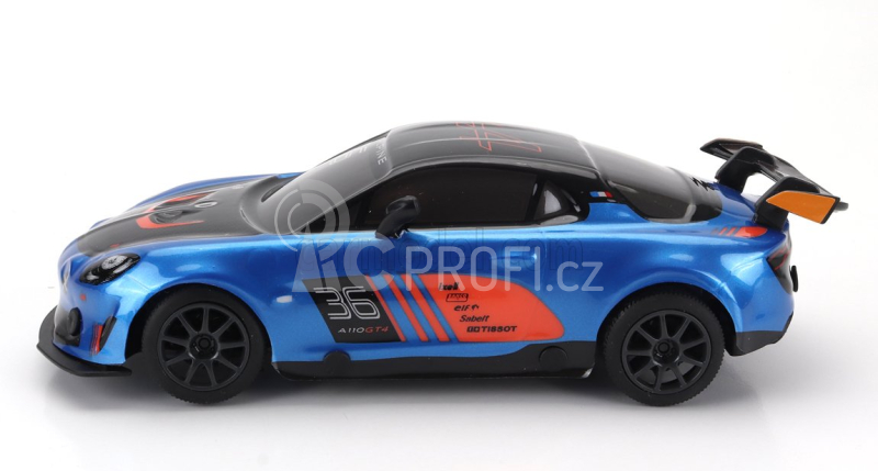 Mondomotors Renault Alpine A110 N 36 Gt4 Racing 2021 1:24 Modrá Černá