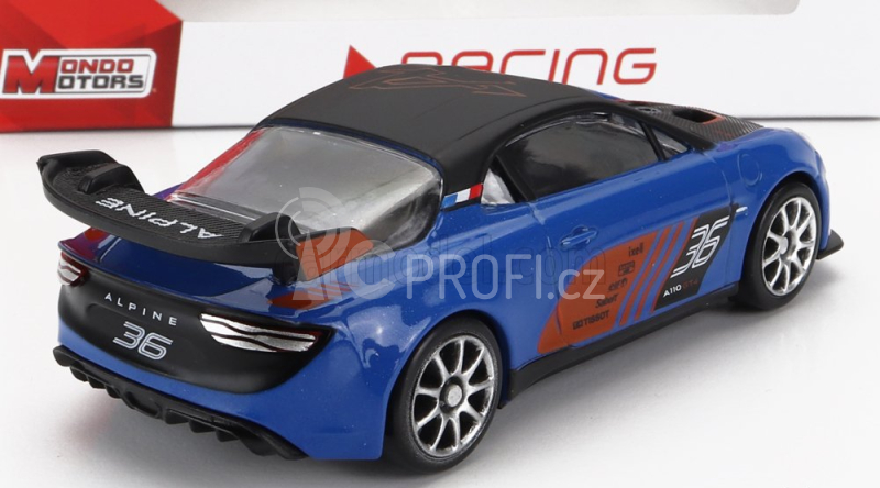 Mondomotors Renault Alpine A110 N 36 Gt4 Racing 2021 1:43 Modrá Černá