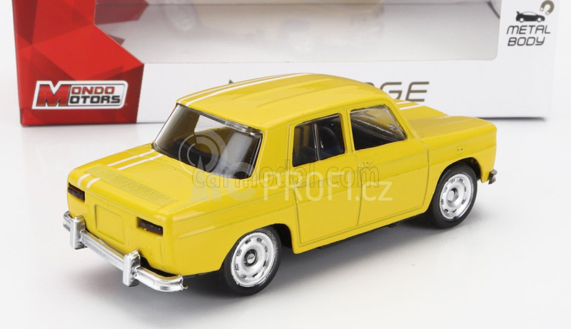 Mondomotors Renault R8 Gordini 1967 1:43 Žlutá Bílá