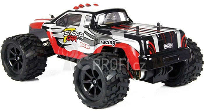 RC Auto Monster Truck Across, červená