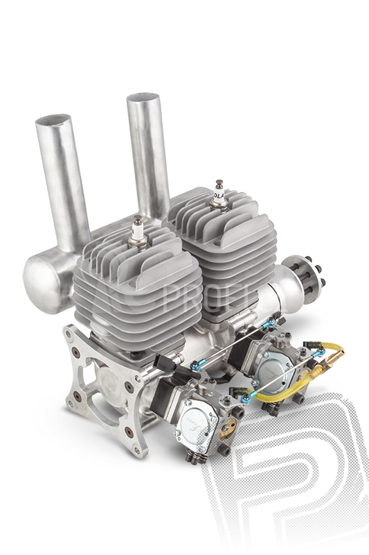 Motor DLA 116 ccm (řadový dvouválec) včetně tlumiče a příslušenství