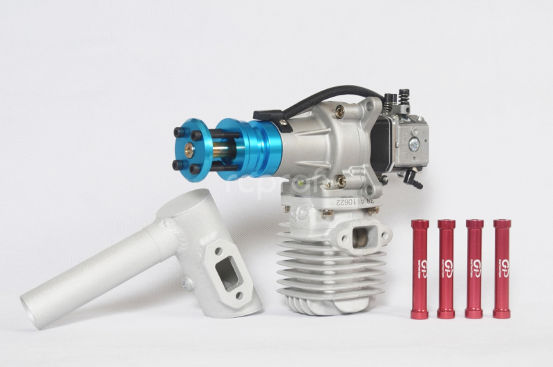 Motor GP 38 ccm včetně tlumiče a příslušenství
