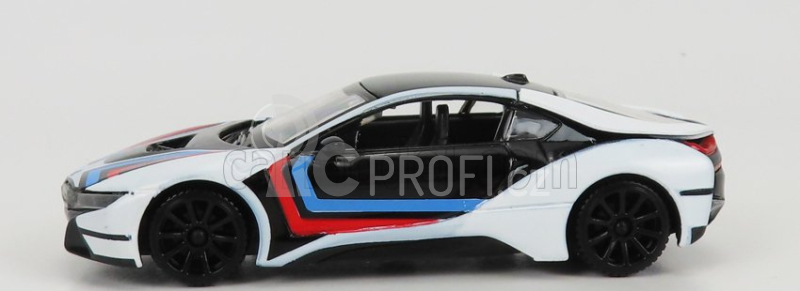 Motor-max BMW I8 Coupe Gt Racing 2018 1:43 Bílá Černá Modrá Červená