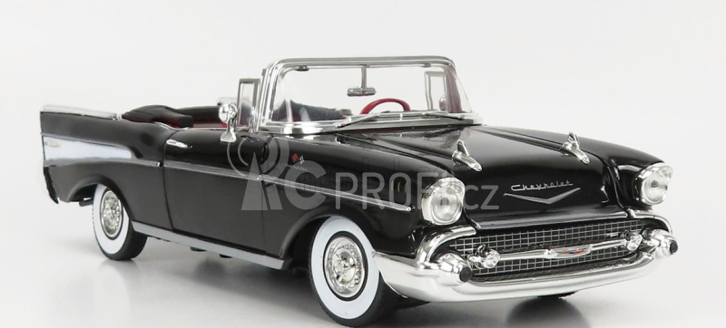 Motor-max Chevrolet Bel Air Cabriolet - Spider 1955 - 007 James Bond - Dr. No  - Licenza Di Uccidere 1:18 Black