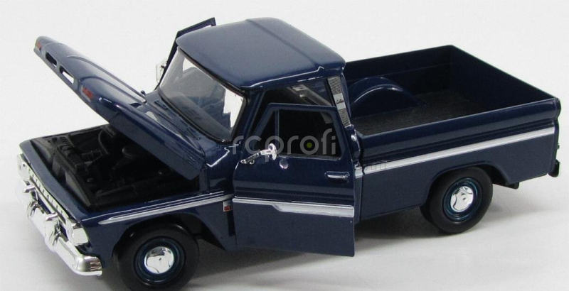 Motor-max Chevrolet C-10 Fleetside Pick-up 1966 1:24 Blue