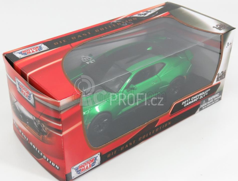 Motor-max Chevrolet Camaro Zl1 Coupe 2017 1:24 Zelená S Černou