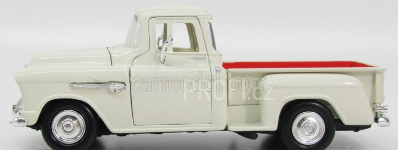 Motor-max Chevrolet Chevy Stepside 5100 Pick-up 1955 1:24 Bílá