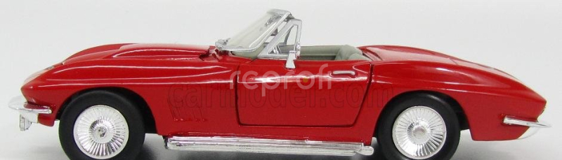 Motor-max Chevrolet Corvette Cabriolet 1967 1:24 Red