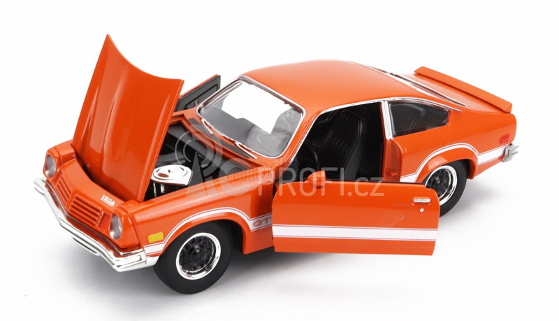 Motor-max Chevrolet Vega Gt 1974 1:24 Oranžová Bílá