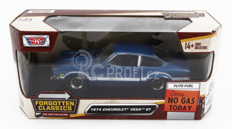 Motor-max Chevrolet Vega Gt Coupe 1974 1:24 Blue