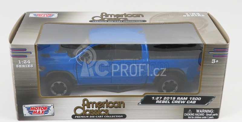 Motor-max Dodge Ram 1500 Double Cab Pick-up 2019 1:24 Blue