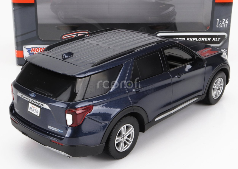 Motor-max Ford usa Explorer Xlt 2022 1:24 Blue