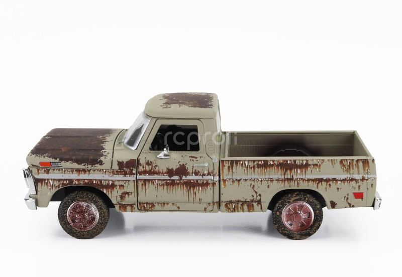 Motor-max Ford usa F-100 Pick-up Weathered Treasure 1972 1:24 Ruggine - Rust