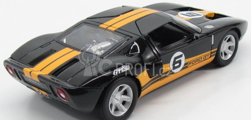 Motor-max Ford usa Gt40 N 6 Racing 2005 1:24 Černá Žlutá