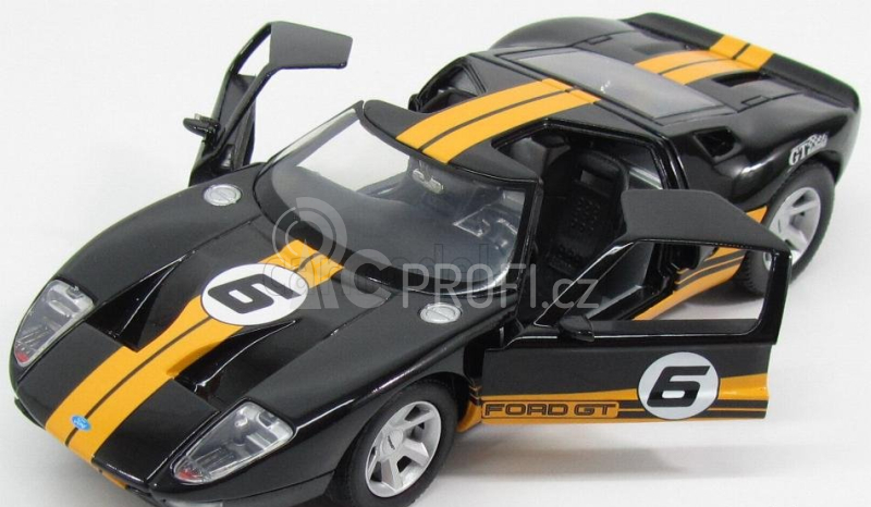 Motor-max Ford usa Gt40 N 6 Racing 2005 1:24 Černá Žlutá