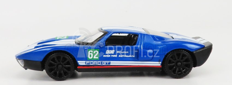 Motor-max Ford usa Gt40 N 62 Racing 1966 1:43 Modrá Bílá