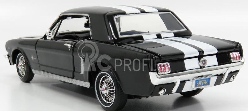 Motor-max Ford usa Mustang 1/2 Hard-top 1964 1:18 Černá Bílá