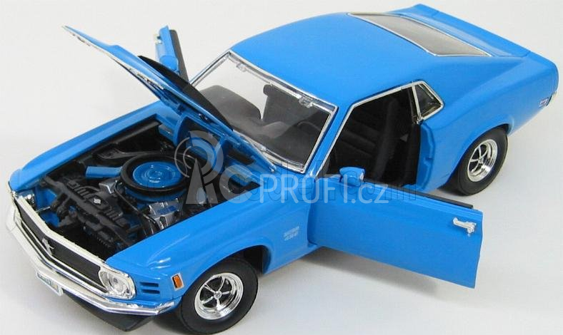 Motor-max Ford usa Mustang Boss 429 Coupe 1970 1:18 Blue