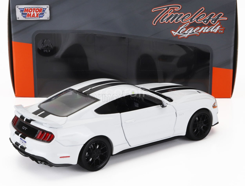Motor-max Ford usa Mustang Gt Coupe 2018 1:24 Bílá Černá