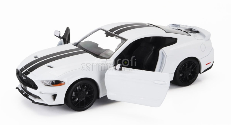 Motor-max Ford usa Mustang Gt Coupe 2018 1:24 Bílá Černá