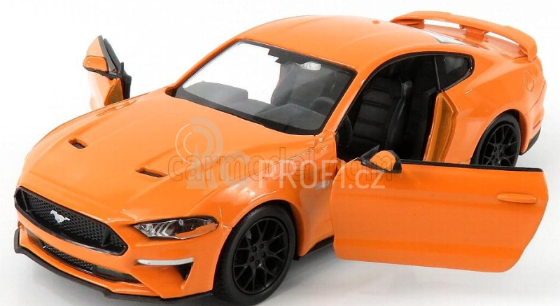 Motor-max Ford usa Mustang Gt Coupe 2018 1:24 Orange