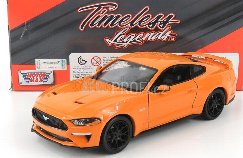 Motor-max Ford usa Mustang Gt Coupe 2018 1:24 Orange