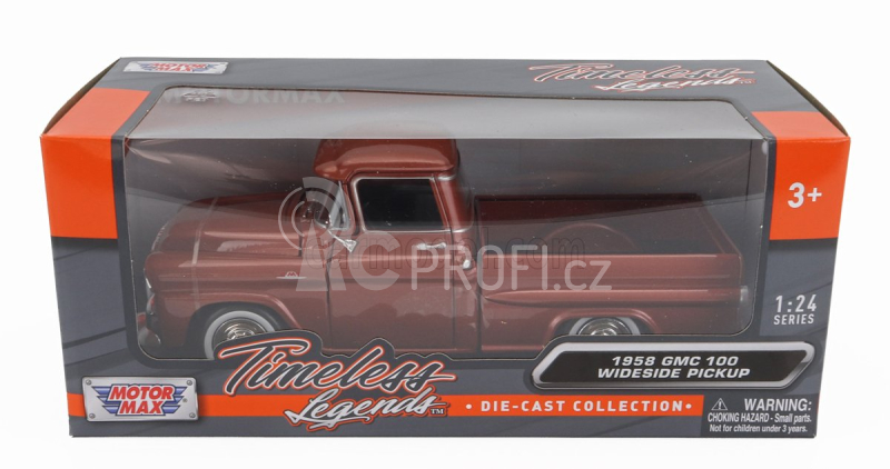Motor-max GMC 1000 Wideside Pick-up 1958 1:24 Brown