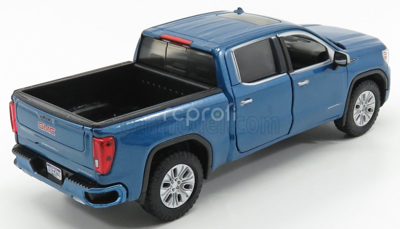 Motor-max GMC Sierra 1500 Denali Crew Cab Pick-up 2019 1:27 Modrá Šedá Met