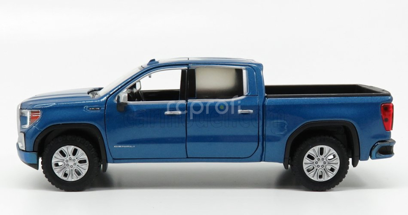 Motor-max GMC Sierra 1500 Denali Crew Cab Pick-up 2019 1:27 Modrá Šedá Met