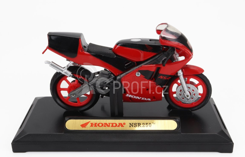 Motor-max Honda Nsr 250 1987 1:18 Bílá Červená Modrá