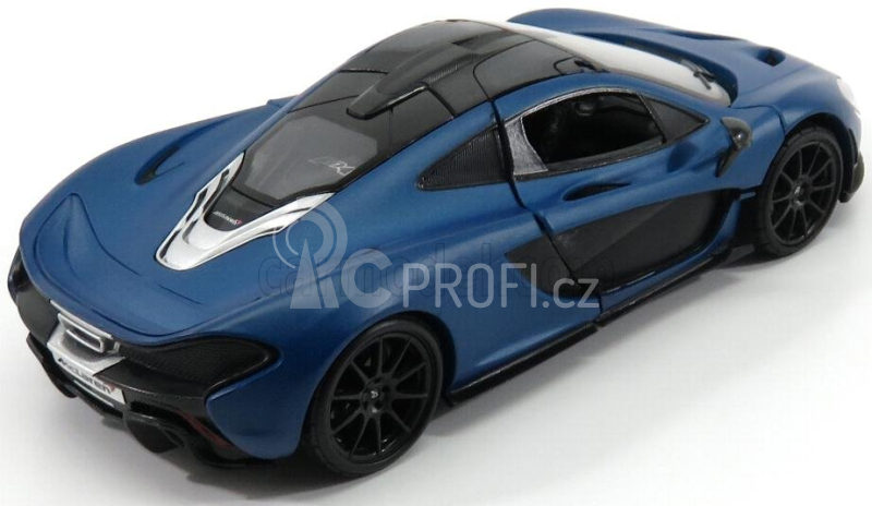 Motor-max Mclaren P1 2015 1:24 Matná Modrá Černá