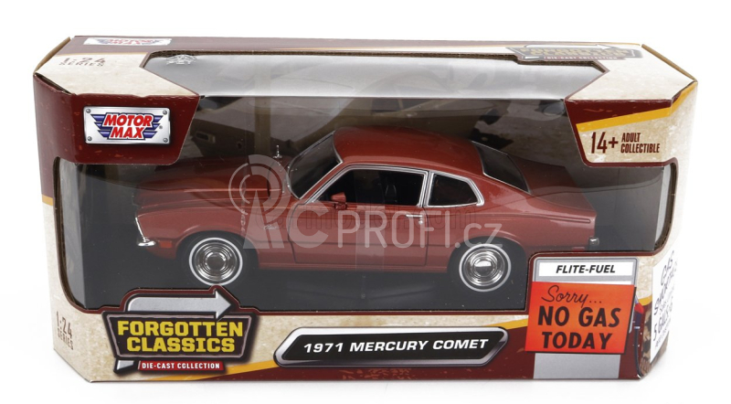 Motor-max Mercury Comet 1971 1:24 Brown