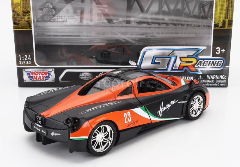 Motor-max Pagani Huayra N 23 Racing 2018 1:24 Oranžová Černá