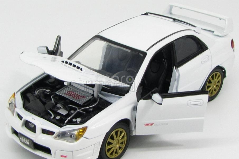 Motor-max Subaru Impreza Wrx Sti 4-door 2003 1:24 Bílá
