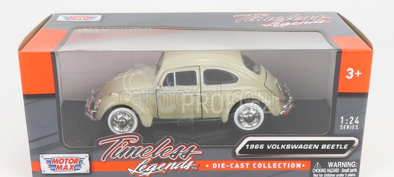Motor-max Volkswagen Beetle Maggiolino 1966 1:24 Beige