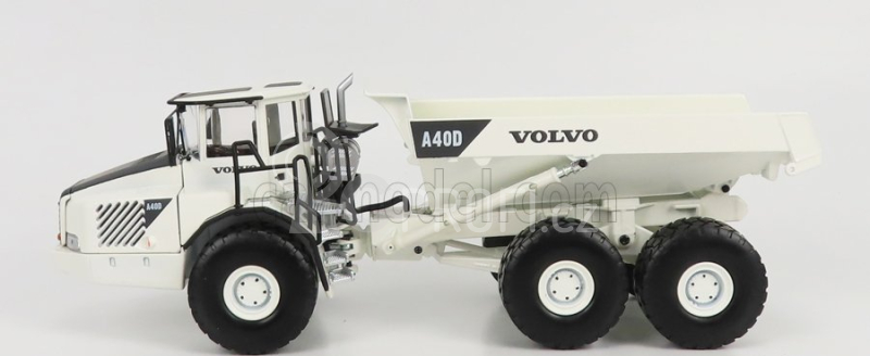 Motorart Volvo A40d Truck Cassonato Ribaltabile Cava Mineraria Tractor 3-assi 2001 1:50 Bílá Černá