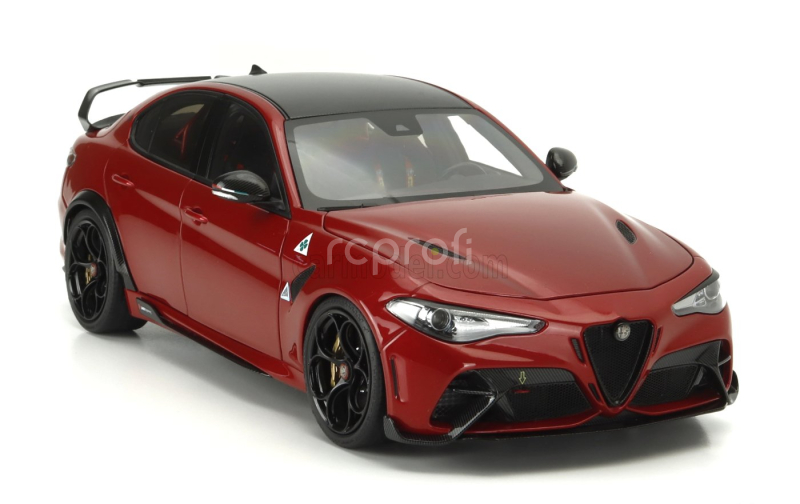 Motorhelix Alfa romeo Giulia Gtam With Engine And Accessories 2021 1:18 Red Met
