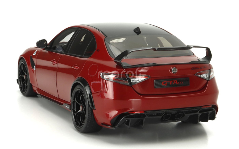 Motorhelix Alfa romeo Giulia Gtam With Engine And Accessories 2021 1:18 Red Met